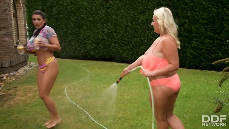 Chloe And Krystal's Naughty Outdoor Escapade
