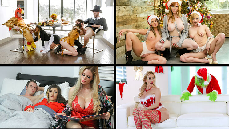 [MYLF] - Moms Gone Wild on Holiday - Brooklyn Chase - Dee Williams - Kat Dior - Casca Akashova