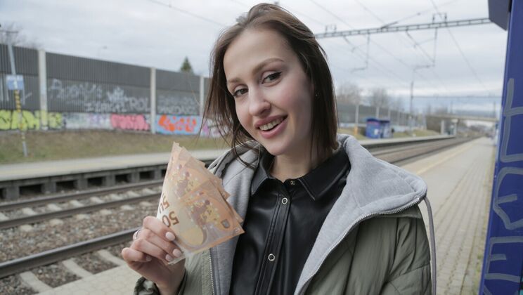 [PublicAgent] - Tall Russian Slut Takes a Hard Ride