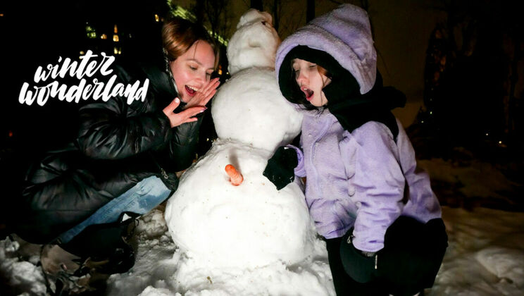 Akina and Violet's Winter Wonderland of Lust