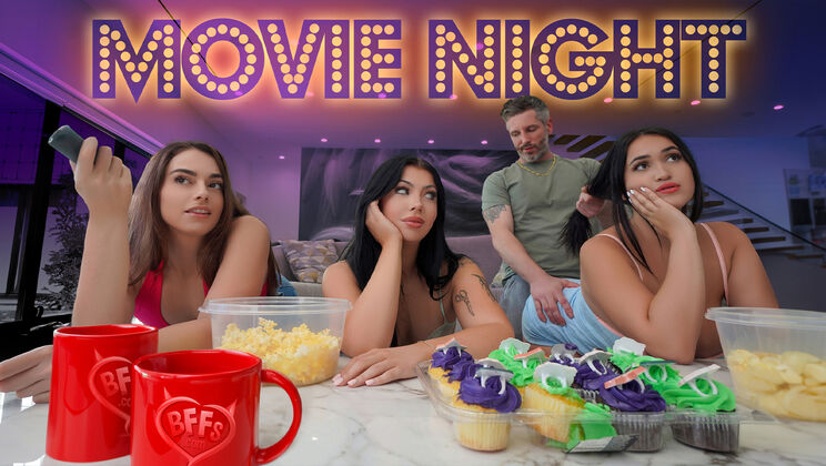 [BFFs] - Holly Day's Taboo Movie Night - Mike Mancini - Sophia Burns - Holly Day - Nia Bleu