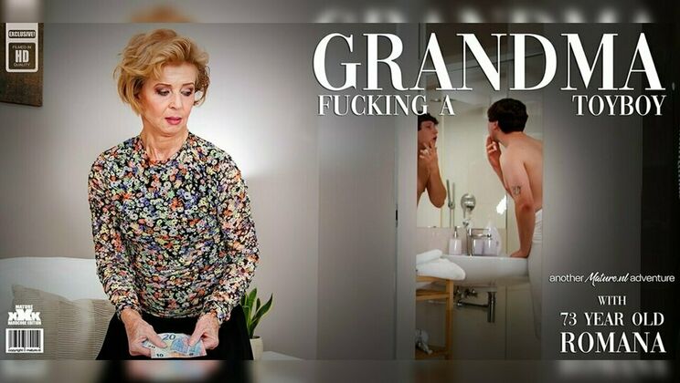 [Mature.nl] - Lenny's Pantyhose Seduction: 73 Year Old Romana
