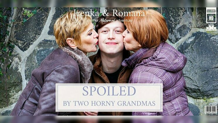 Sultry Grannies Irenka and Romana Take on a Younger Man