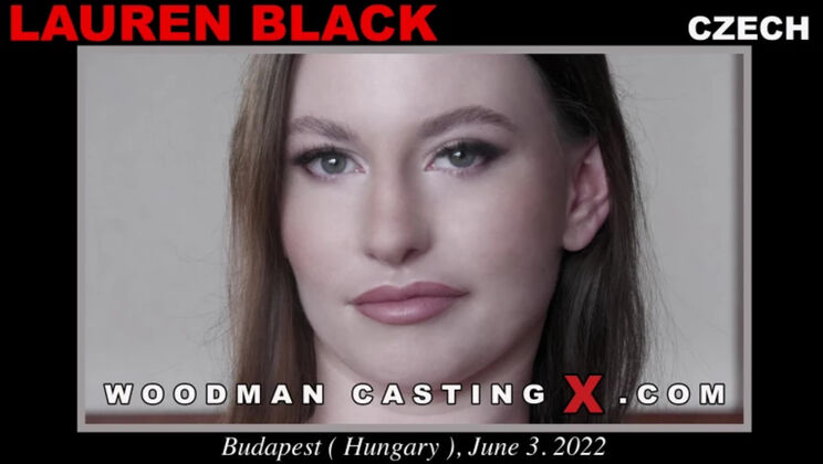 [WoodmanCasting] - Shaved and Beautiful Lauren Black