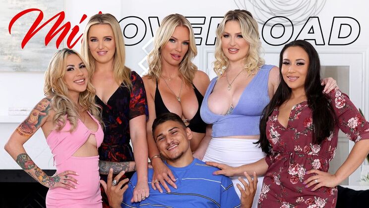 Big Tits and Booty Gangbang
