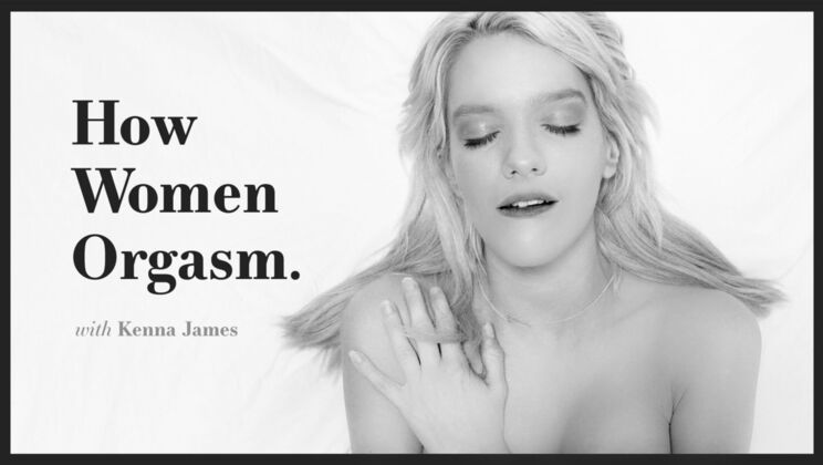 Kenna James Teaches How Women Orgasm - Shaved Blonde Solo