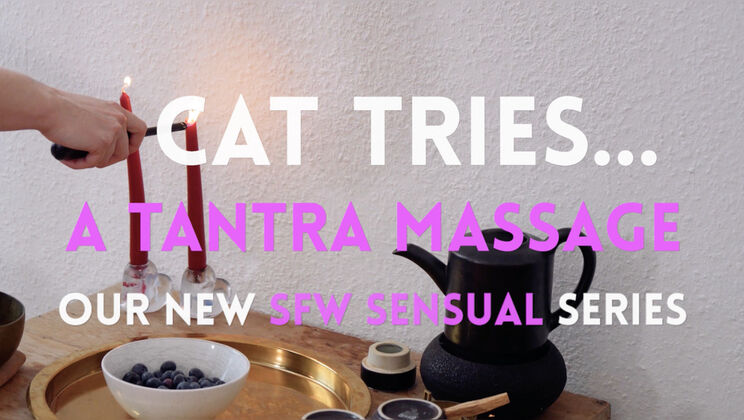 [Ersties] - Blindfolded Cat Gets a Tantra Massage from Tattooed Zora - Zora (Ersties) - Cat (Ersties)