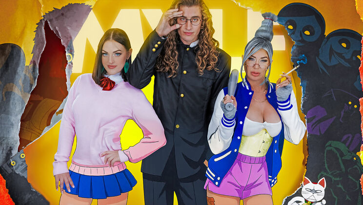 [BadMilfs] - Possessed Boyfriend Gets Ghost Fucked by Lolly Dames & Lucy Lotus - Lolly Dames - Giovanni - Lucy Lotus