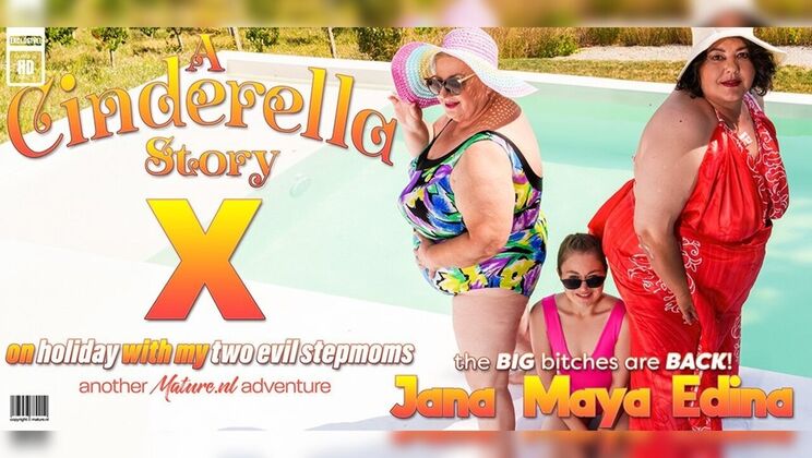 [Mature.nl] - Young teen Maya submits to two horny grannies in steamy vacation sex - Maya - Jana - Edina
