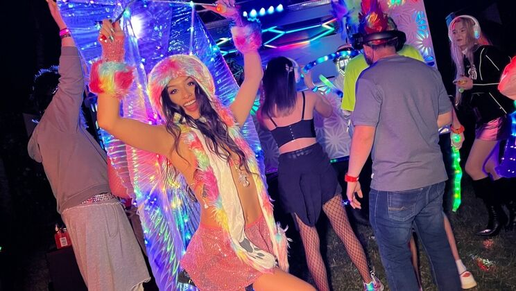 Silent Disco Missionary Sex with Lucas Frost