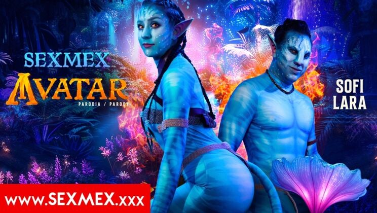 Sofi Lara in Avatar Costume Gets Face Fucked