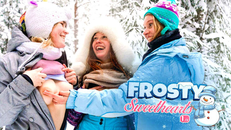 Big Natural Tits Lesbians: Scissoring and Tit Play in the Cold