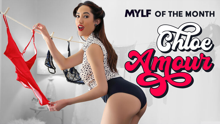 Fit Latina Chloe Amour Gagging on Big Dick for Happy MILF Day